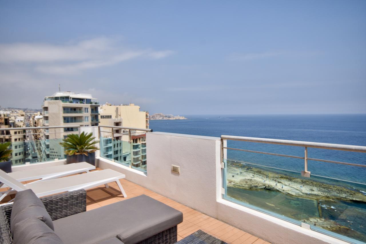 Magnificent Seafront 2-Bedroom Sliema Penthouse Exterior foto